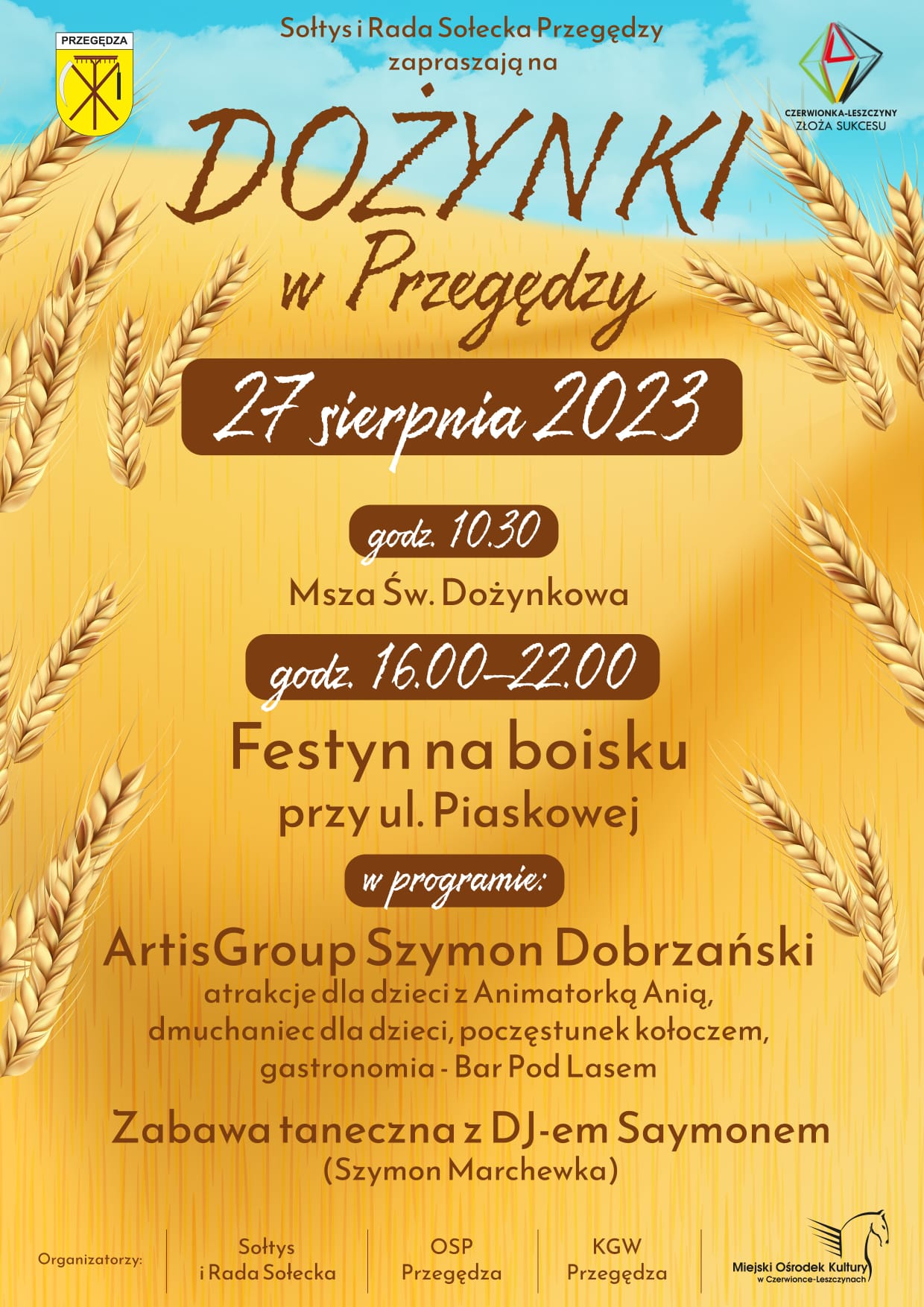 Dożynki w Przegędzy